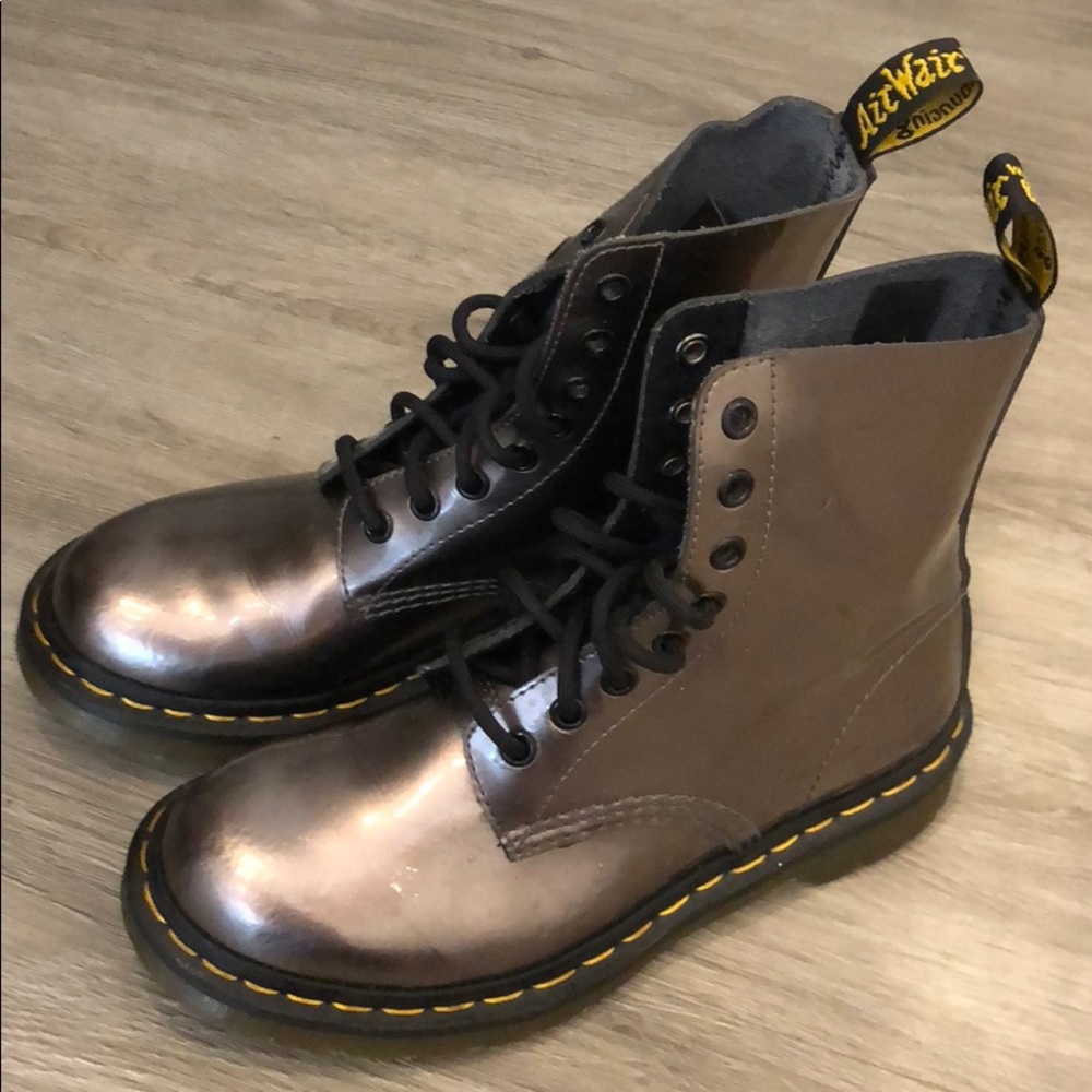Dr. Marten grey boots